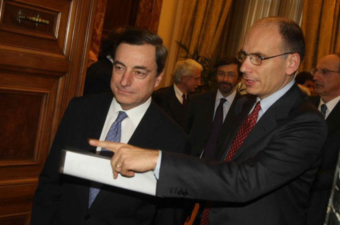 DRAGHI AL POSTO DI LETTA ?