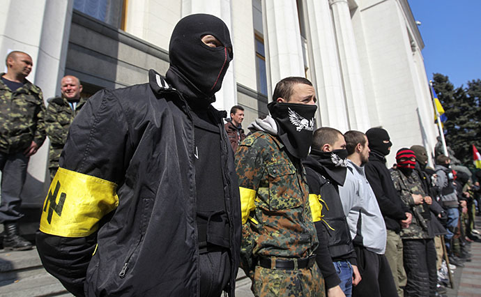 LA GIUNTA NEO-NAZI DI KIEV CERCA DI PROVOCARE L' INTERVENTO MILITARE RUSSO