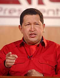 INCONTRO CON IL PRESIDENTE HUGO CHAVEZ FRIAS