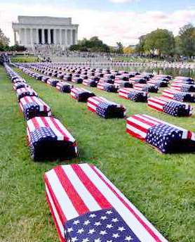 GUERRA IN IRAQ: PIU’ DI 15000 LE VITTIME USA?