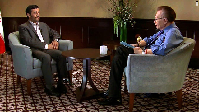 AHMADINEJAD – LARRY KING: 4 - 0