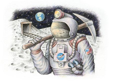UNA MINIERA SULLA LUNA
