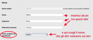FAQ cambia-nome-visualizzato