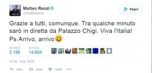 tweet-renzi-si-dimette