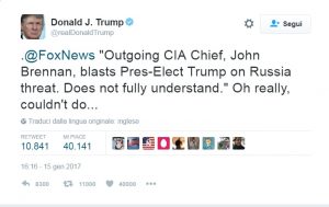 direttore della Cia, John Brennan, non aveva ltro da fare