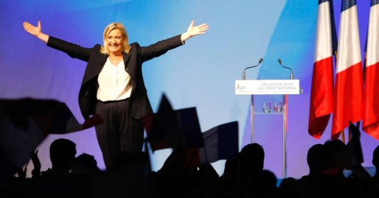 Elezioni francesi: secondo un sondaggio segreto, Marine Le Pen è molto più avanti dei rivali