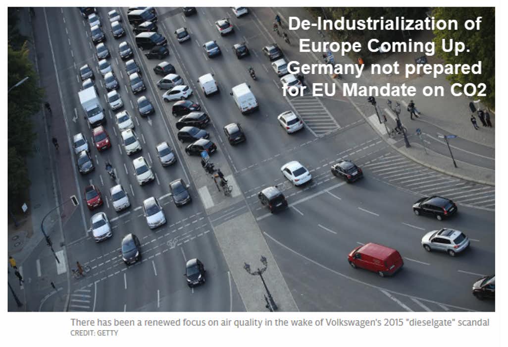L'inevitabile deindustrializzazione dell'Europa