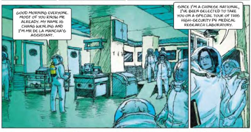 Un bizzarro libro di fumetti finanziato dall'UE ha predetto la pandemia, con i globalisti che vengono presentati come salvatori