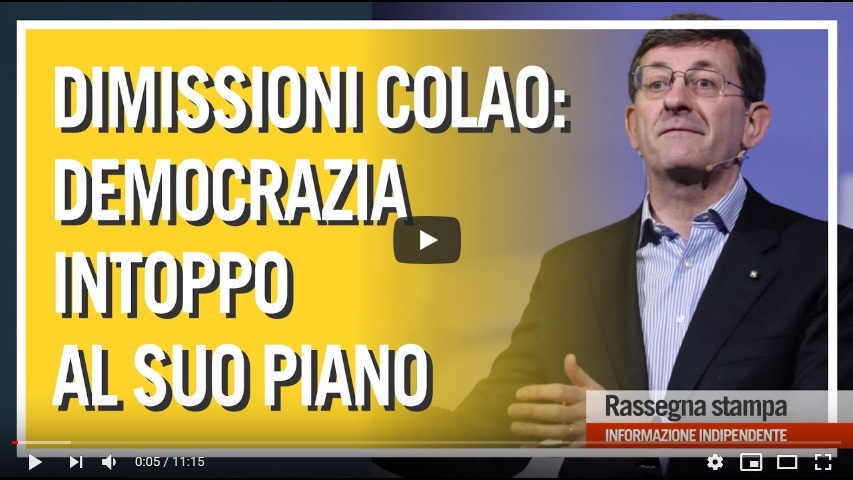 Democrazia Intoppo al Piano Colao