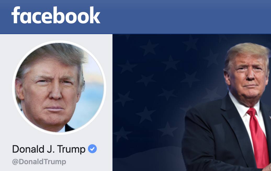Facebook censura un post di Trump in cui paragona il Covid all'influenza