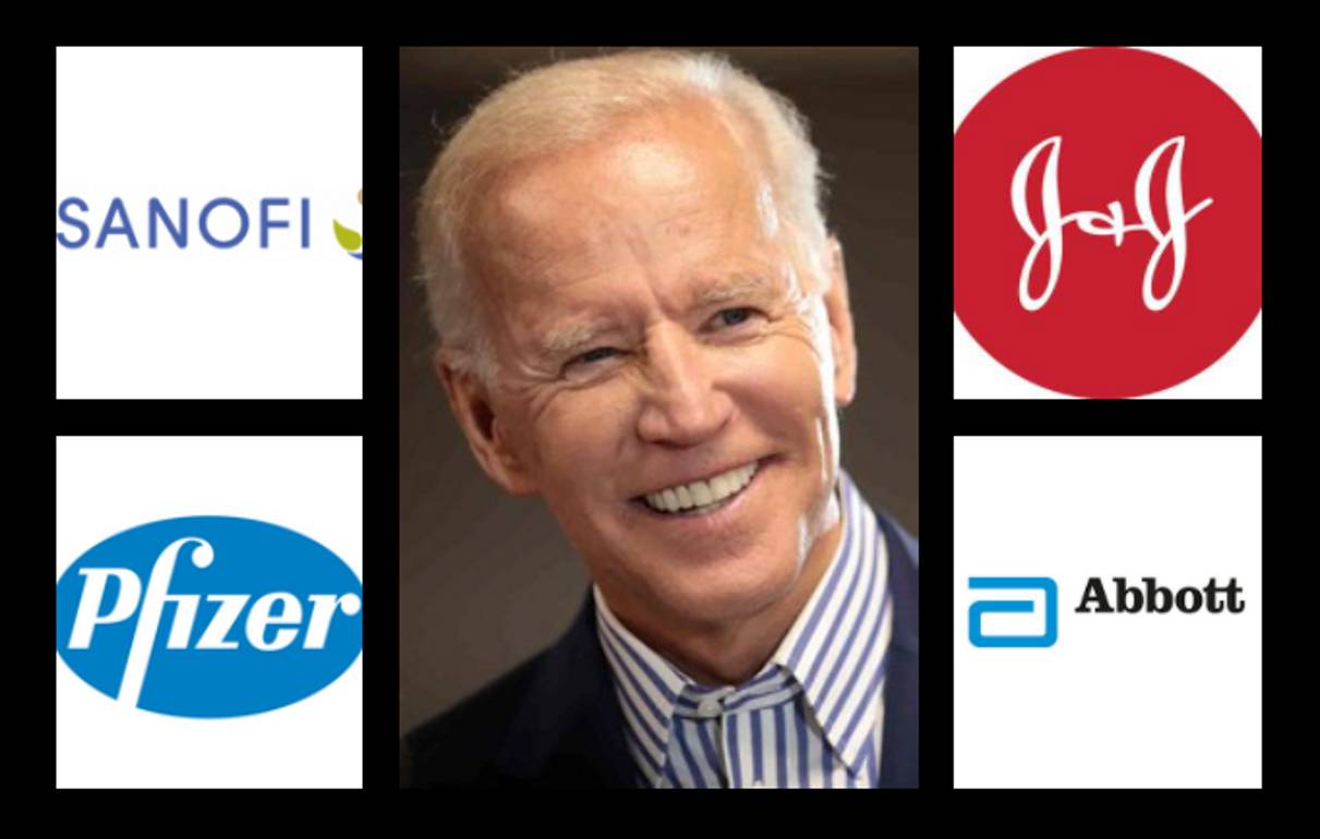 Astrazeneca, Pfizer, Sanofi, Roche e non solo. Ecco i colossi farmaceutici che hanno finanziato Biden