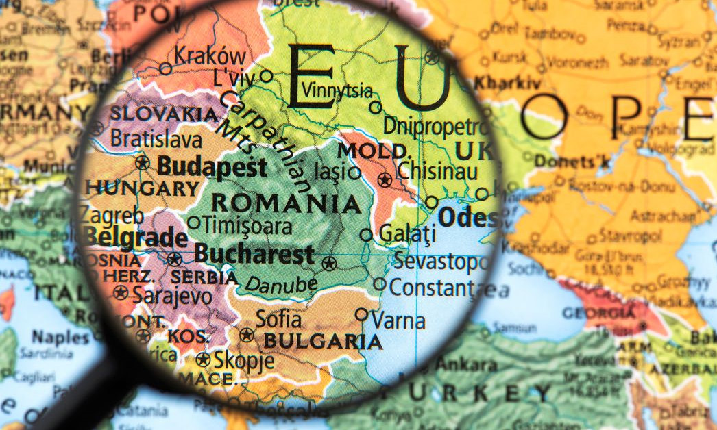 Mappa della Romania