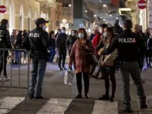 Pattugliamenti di polizia durate il covid