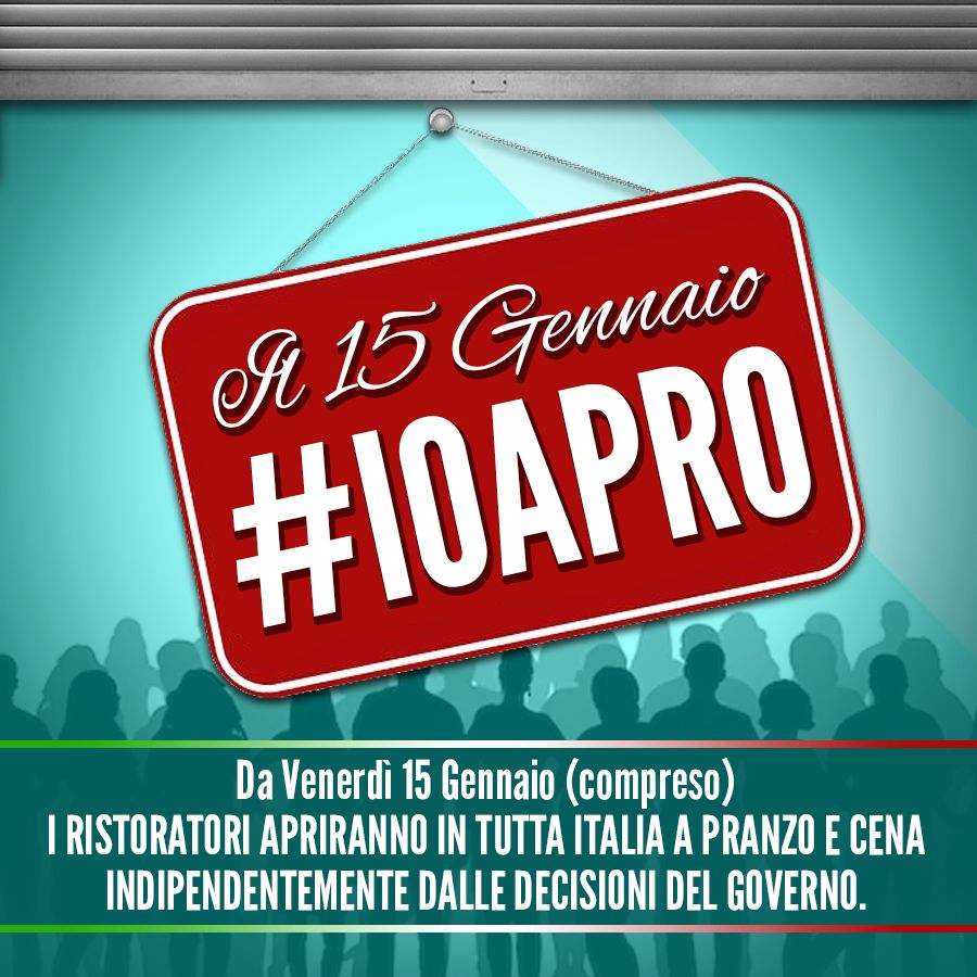 locandina del movimento "IO APRO"