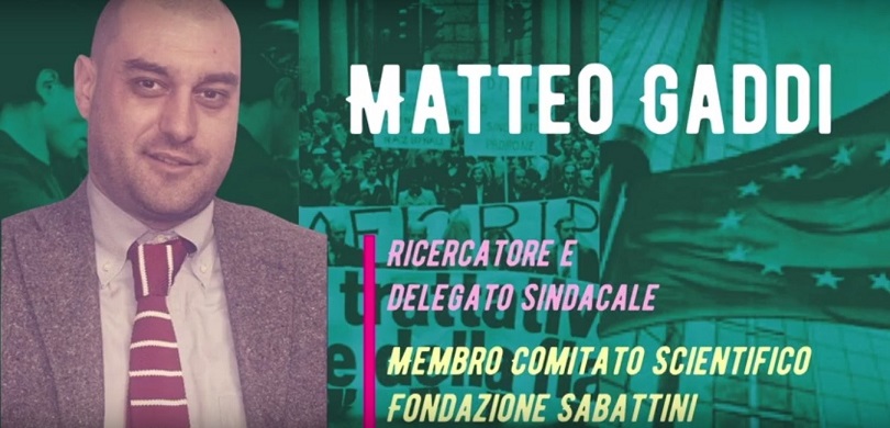 Intervista a Matteo Gaddi: Crisi, organizzazione e trasformazione del lavoro [VIDEO]