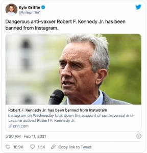Screenshot Robert F. Kennedy Jr. Twitter