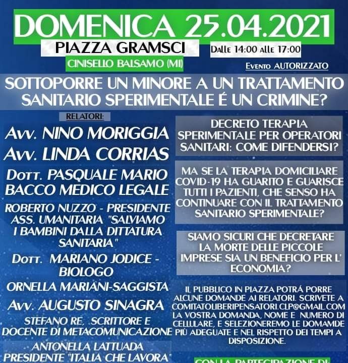 contro la sperimentazione sui bambini