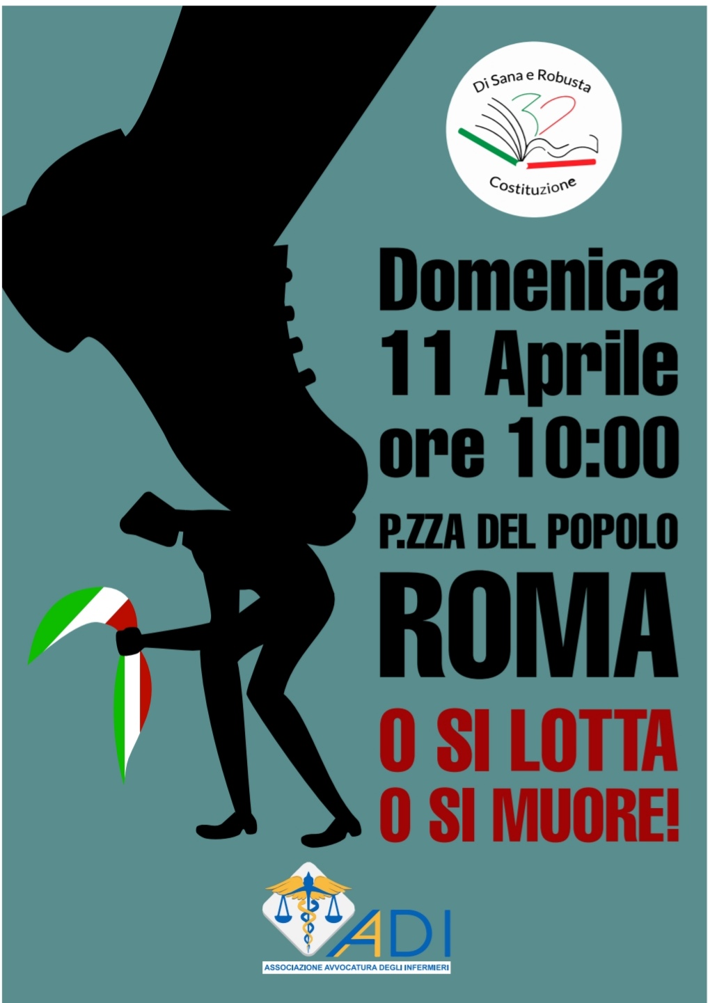 Roma, 11 aprile in piazza. "Siamo al punto di non ritorno: o si lotta o si muore!"
