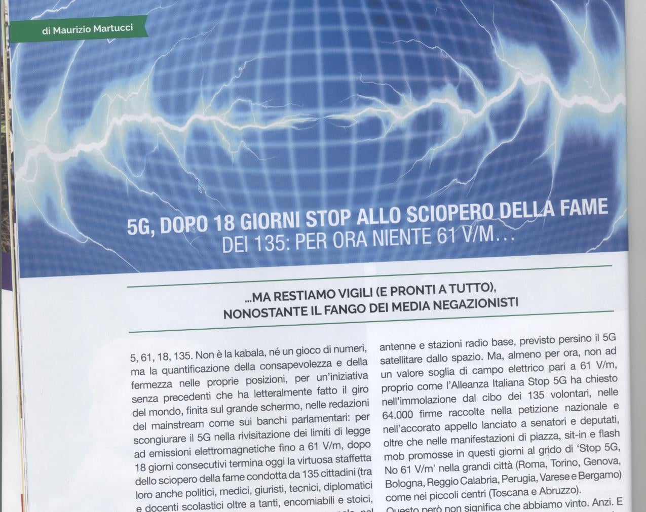 Alleanza Italiana STOP 5G elettromagnetismo