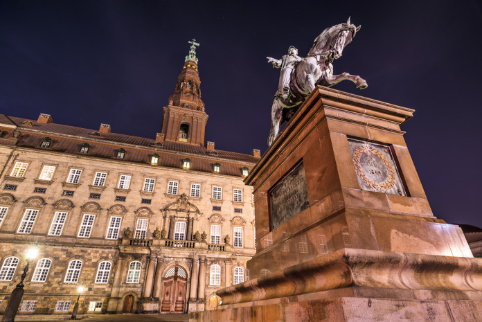 Il Castello di Christiansborg sede del Parlamento danese