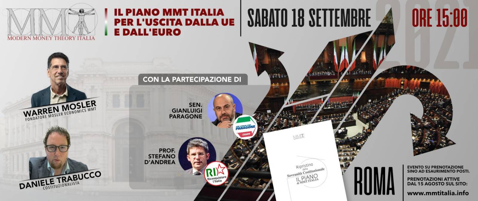La MMT a convegno, l'economista Mosler: "Così sarà Italexit"