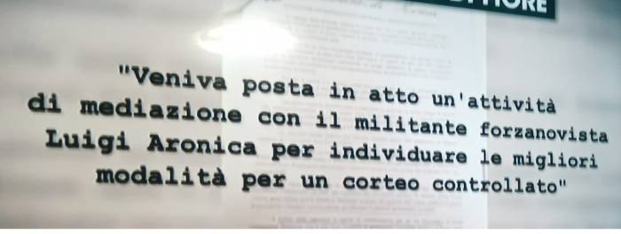 rapporto forza nuova forze dell ordine