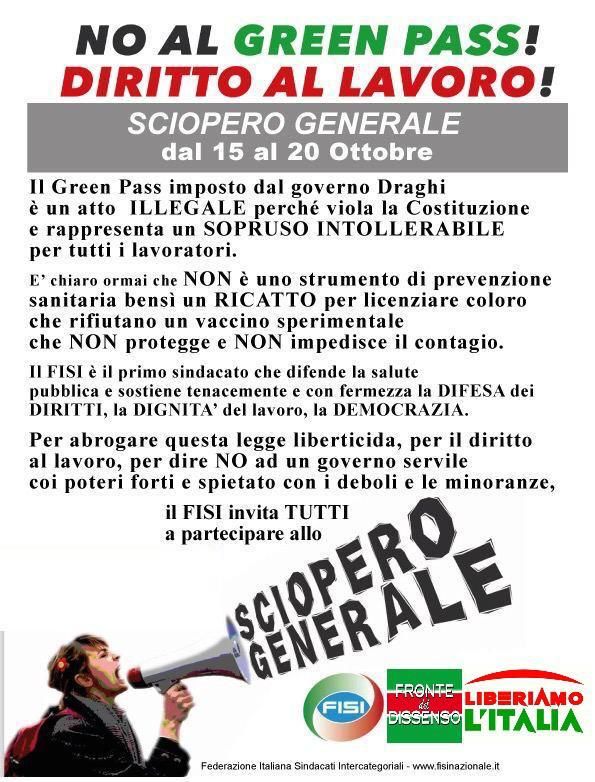 sciopero FISI