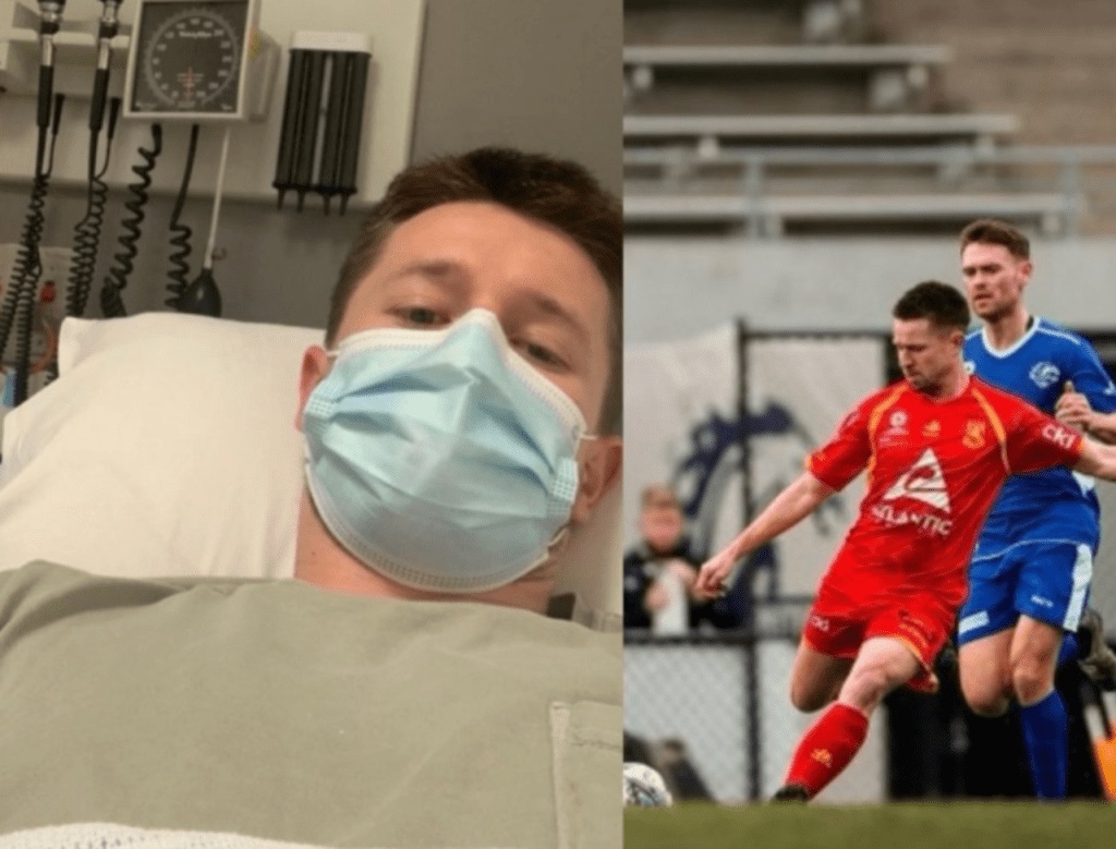 Giovane calciatore con Pericardite dopo Pfizer