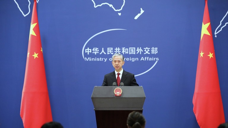 portavoce del Ministero degli Esteri cinese Wang Wenbin