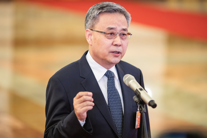 Guo Shuqing, presidente della China Banking and Insurance Regulatory Commission (CBIRC)