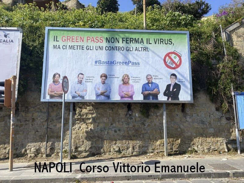 manifesti no green pass 