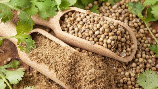 Olio al coriandolo, semplice utilizzo di una spezia particolare
