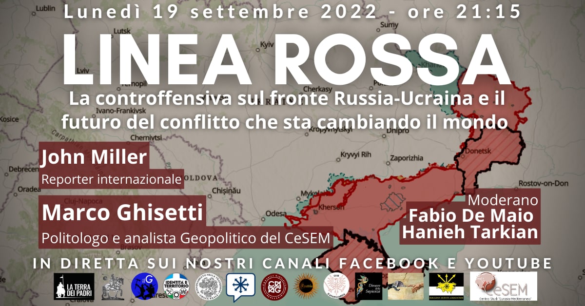 La controffensiva sul fronte Russia-Ucraina e il futuro del conflitto che sta cambiando il mondo - DIBATTITO IN DIRETTA VIDEO La controffensiva sul fronte Russia-Ucraina e il futuro del conflitto che sta cambiando il mondo - DIBATTITO IN DIRETTA VIDEO