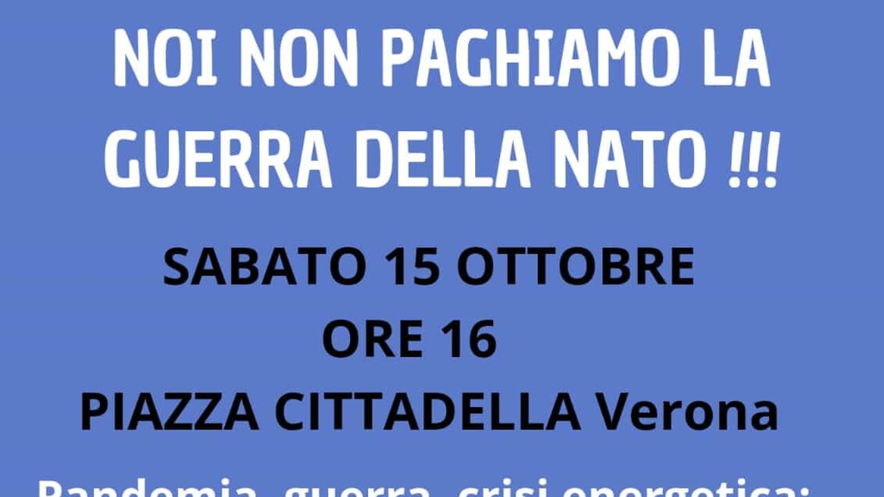 Verona in piazza contro la guerra della Nato