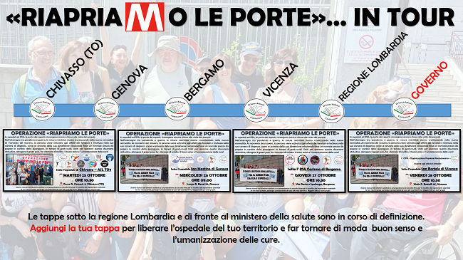 Comunicato Stampa: "Riapriamo le Porte" tour