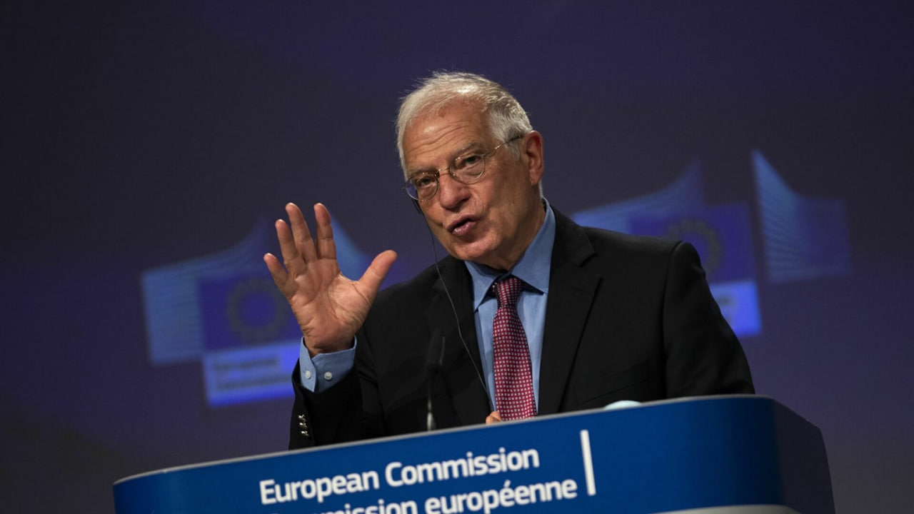 BORRELL: “E’ IL MOMENTO DI SOSTENERE MILITARMENTE LA GUERRA”