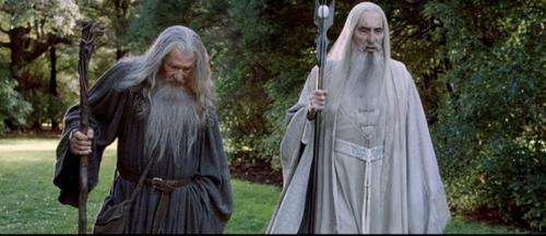 Saruman e Gandalf