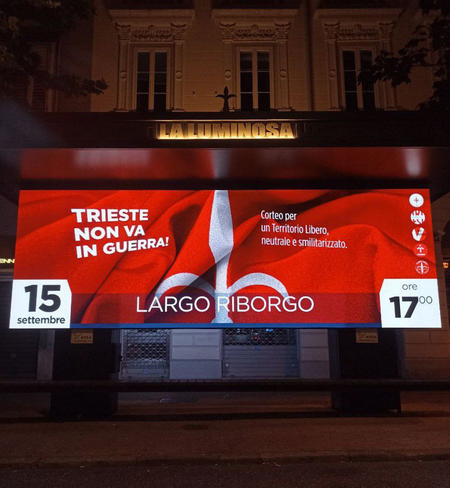 TRIESTE NON VA IN GUERRA!