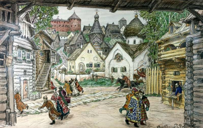 GLI OPRICHNIKI DEL CREMLINO CONTRO I PRIGOZHNIKI DELLO STATO MAGGIORE NEL NUOVO PERIODO DEI TORBIDI