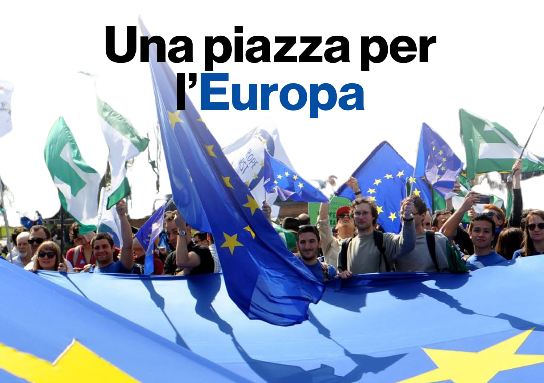La piazza "Per l'Europa" è convocata dagli Agnelli-Elkann per legittimare la guerra contro di noi