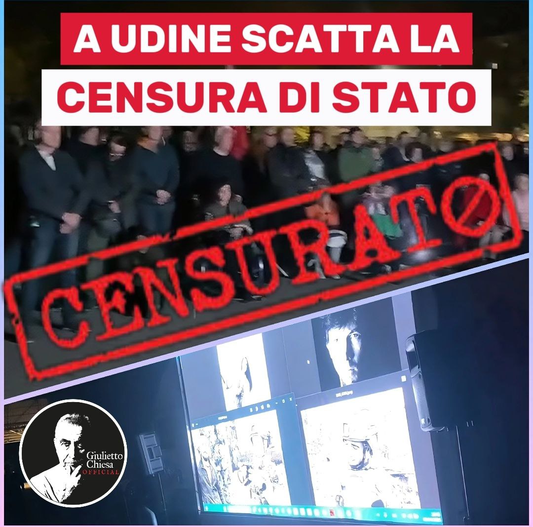 CENSURA DI STATO A UDINE