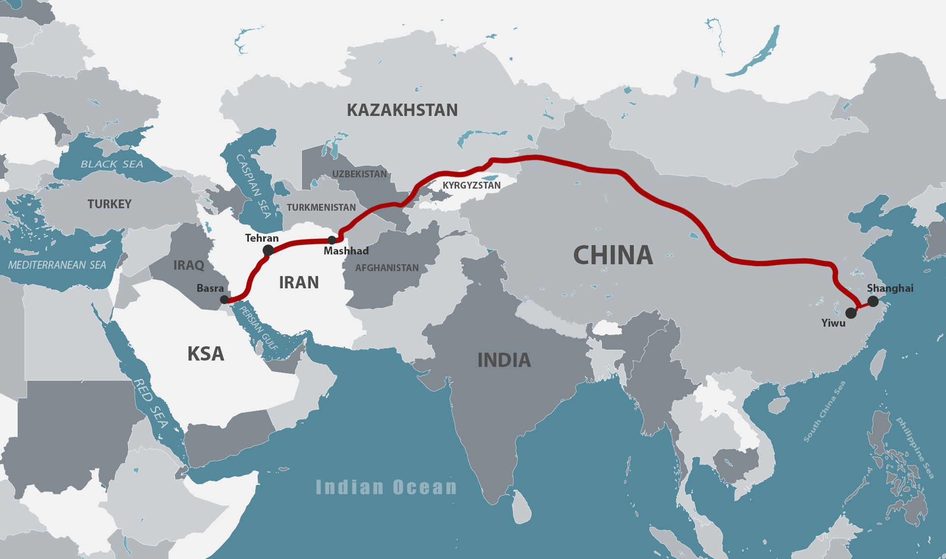 Cina. Inaugurata la ferrovia che arriva a Teheran: tagliato lo Stretto di Malacca