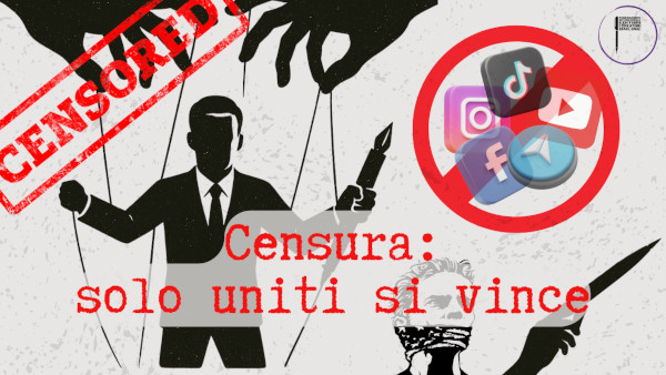Censura solo uniti si vince