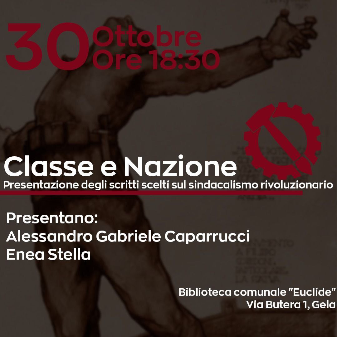 Classe e Nazione: “Terra, terra!” Corridoni e de Ambris in Sicilia