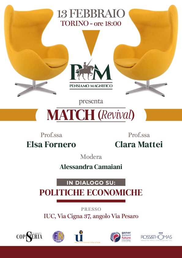 evento economia Fornero - Mattei