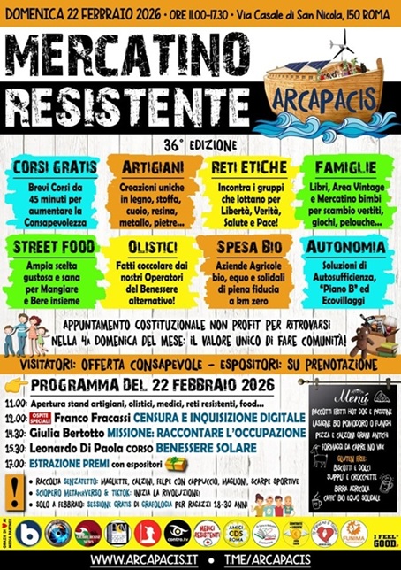 Torna Arcapacis, il 22 Febbraio, per un 2026 ancora più resistente!