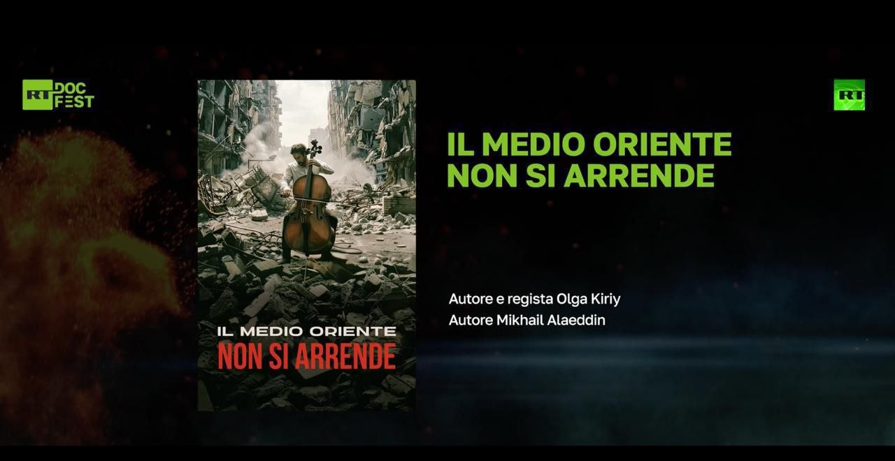 "IL MEDIO ORIENTE NON SI ARRENDE": PER LA PRIMA VOLTA IN ITALIA IL DOCUMENTARIO DI RT