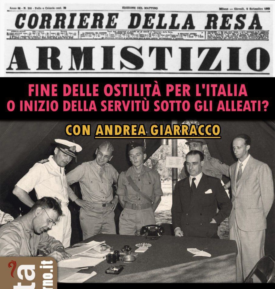 La Resa di Cassibile, Andrea Giarracco: "Così l'Italia è diventata una colonia angloamericana" - VIDEO