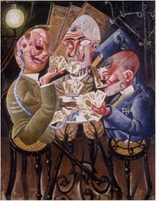Otto Dix I giocatori di Skat