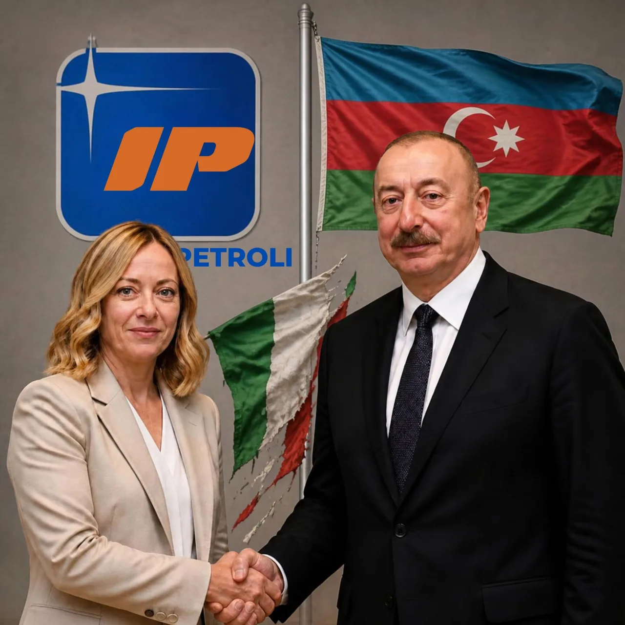 Meloni e presidente dell’Azerbaigian